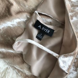 Cute A.byer suede top. New